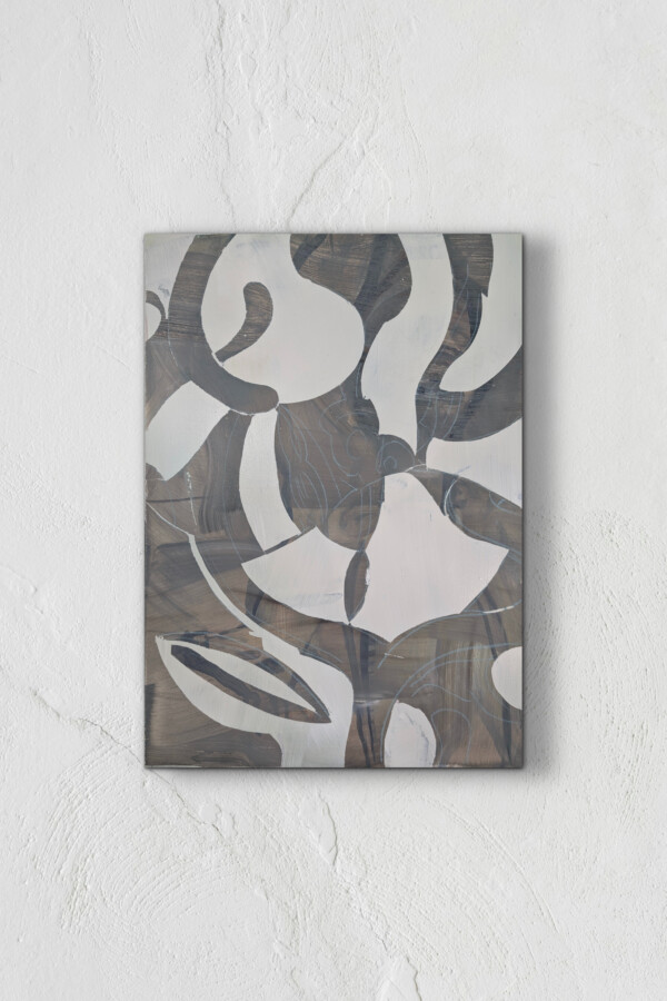 Obraz plenerowy w kolorach piasku – rytm i natura