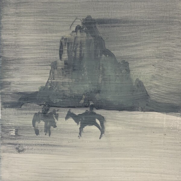 Joanna Błoniarz, Arizona (2025), Miniatury, akryl na płótnie, 20×20 cm