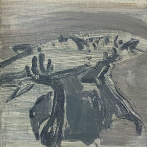 Joanna Błoniarz, Ryba wie wszystko, Miniatura 20×20 cm, surrealizm, analogowe kadry, 20×20 cm