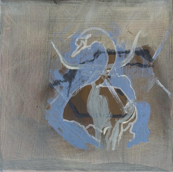 Joanna Błoniarz, Chabry, Miniatury, akryl na płótnie, 20×20 cm